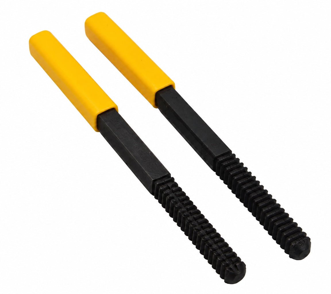 2-Piece SAE/Imperial Thread Restoring File Set - 1/4" 5/16" and 3/8" Fastener Sizes - Twin Eagle Imports