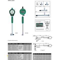 Insize Digital Bore Gauge 1.4-2.4" Range Series 2123-24A