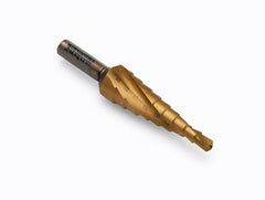 Bordo Saber 8035 4-12mm HSS TiN Coated Spiral Flute Step Drill