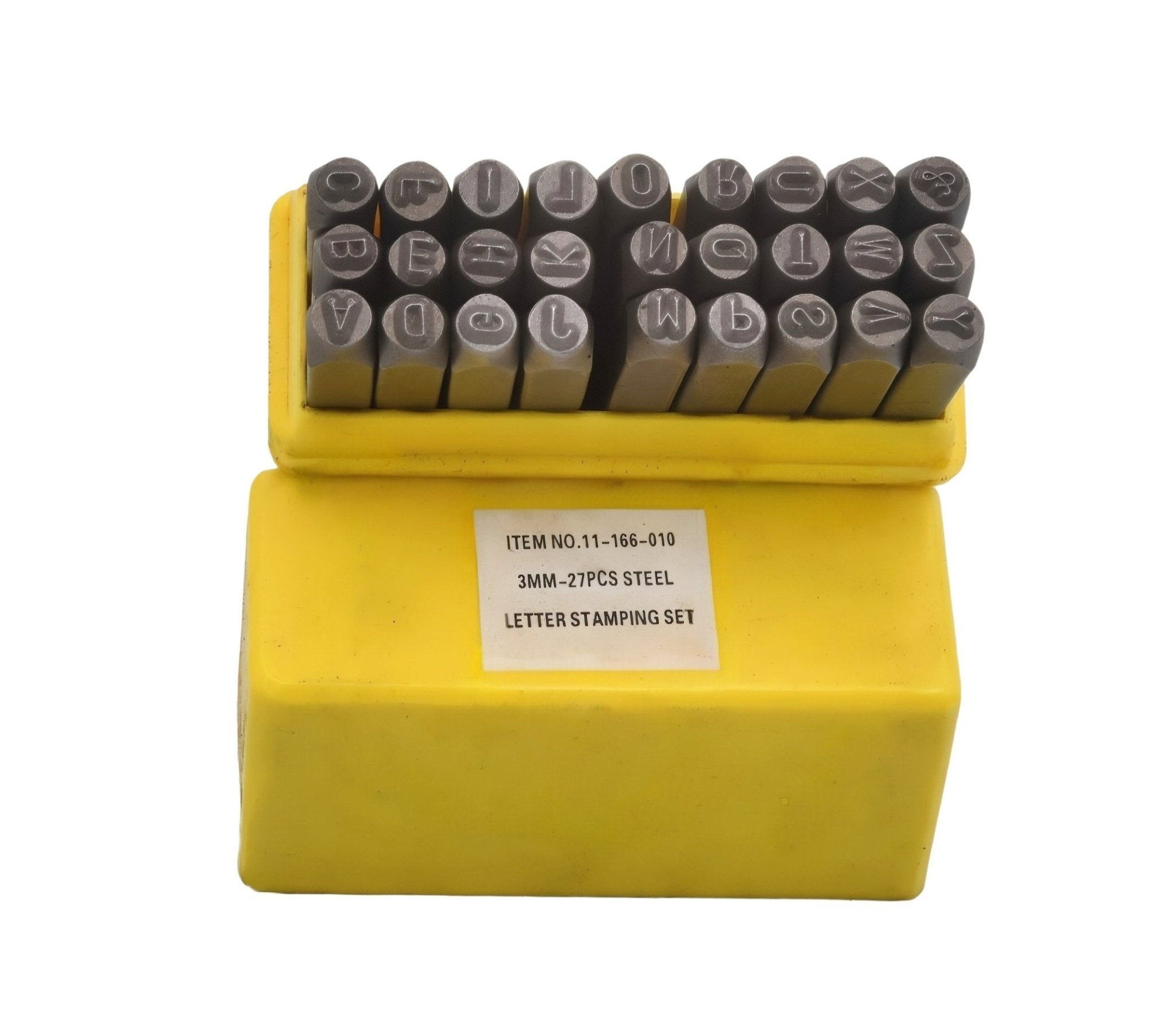 27-Piece 3mm Steel Letter Stamping Set - Twin Eagle Imports