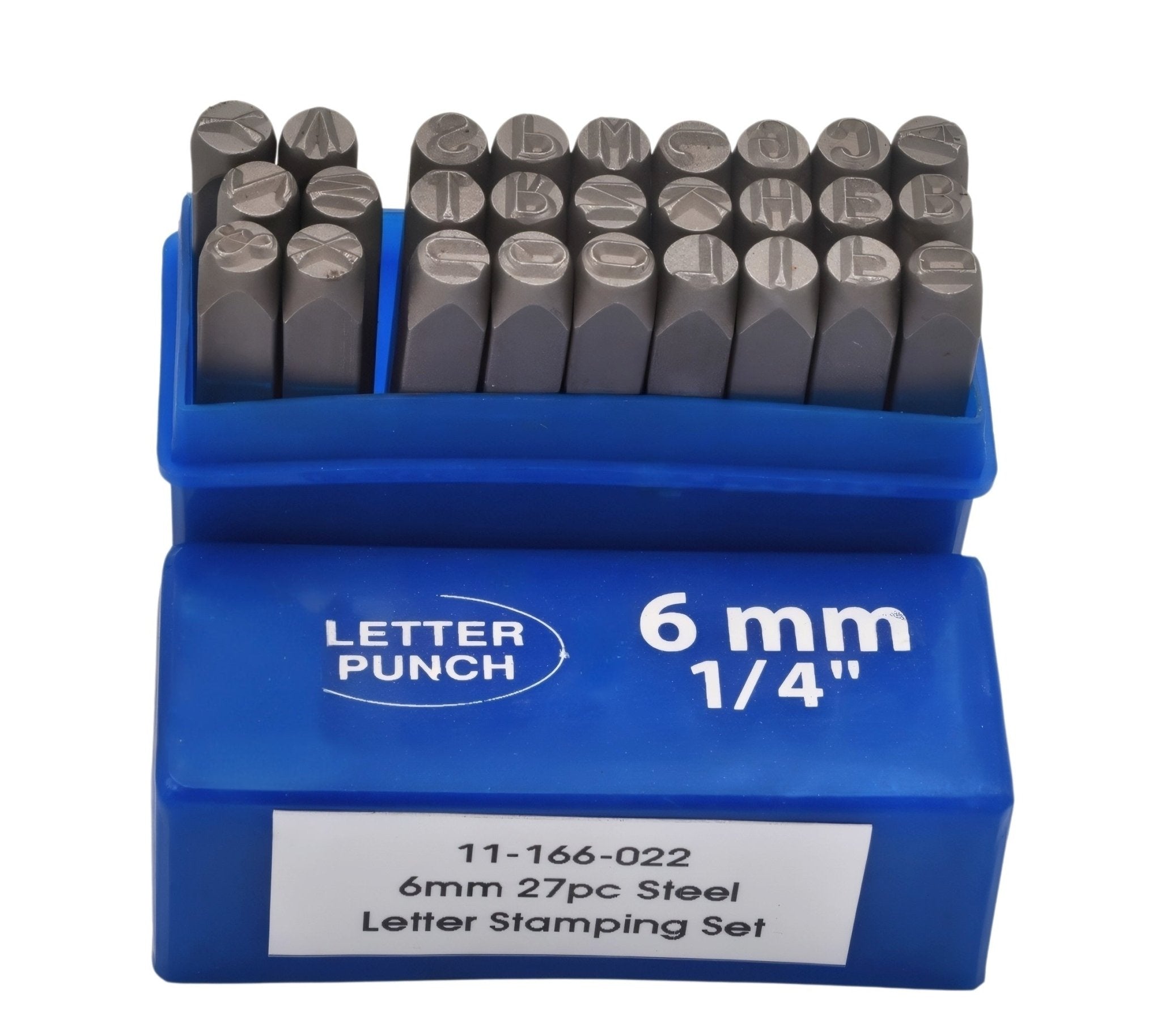 27-Piece 6mm (1/4") Steel Letter Stamping Set - Twin Eagle Imports