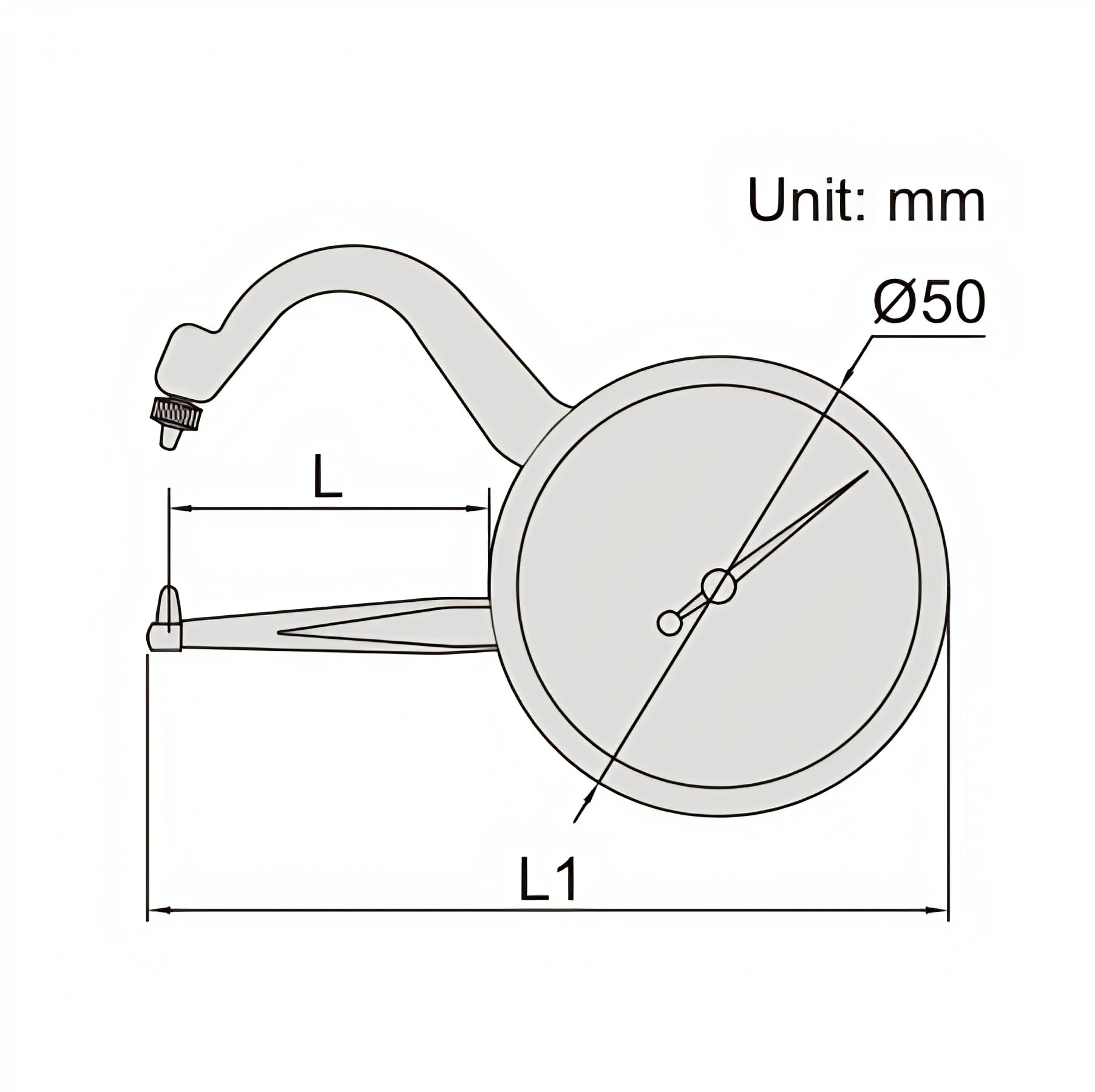 Insize Thickness Gauge 0-10mm x 0.05mm Range Series 2862-102