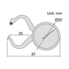 Insize Thickness Gauge 0-10mm x 0.05mm Range Series 2863-10