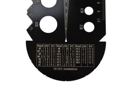 Dasqua Metric Multi-Function Thread Pitch Gauge