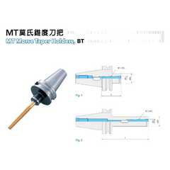 Acrow BT40 Morse Taper Holder – BT40-MTA3-135 (M/T3 × 135 mm, Ø23.5–31.5 mm Drill Range)