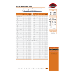 Somta Series 205 – 60.0 mm HSS Morse Taper Shank Drill MT5