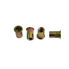 3/16 UNC Zinc Plated Steel Nutsert Rivet Nuts – Bulk Pack of 50