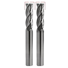 Best Carbide 11mm 4 Flute Uncoated Short Series End Mill – 12mm Shank