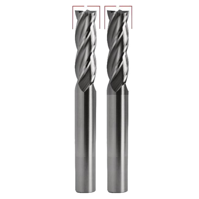 Best Carbide 2mm 4 Flute Uncoated Short Series End Mill – 3mm Shank