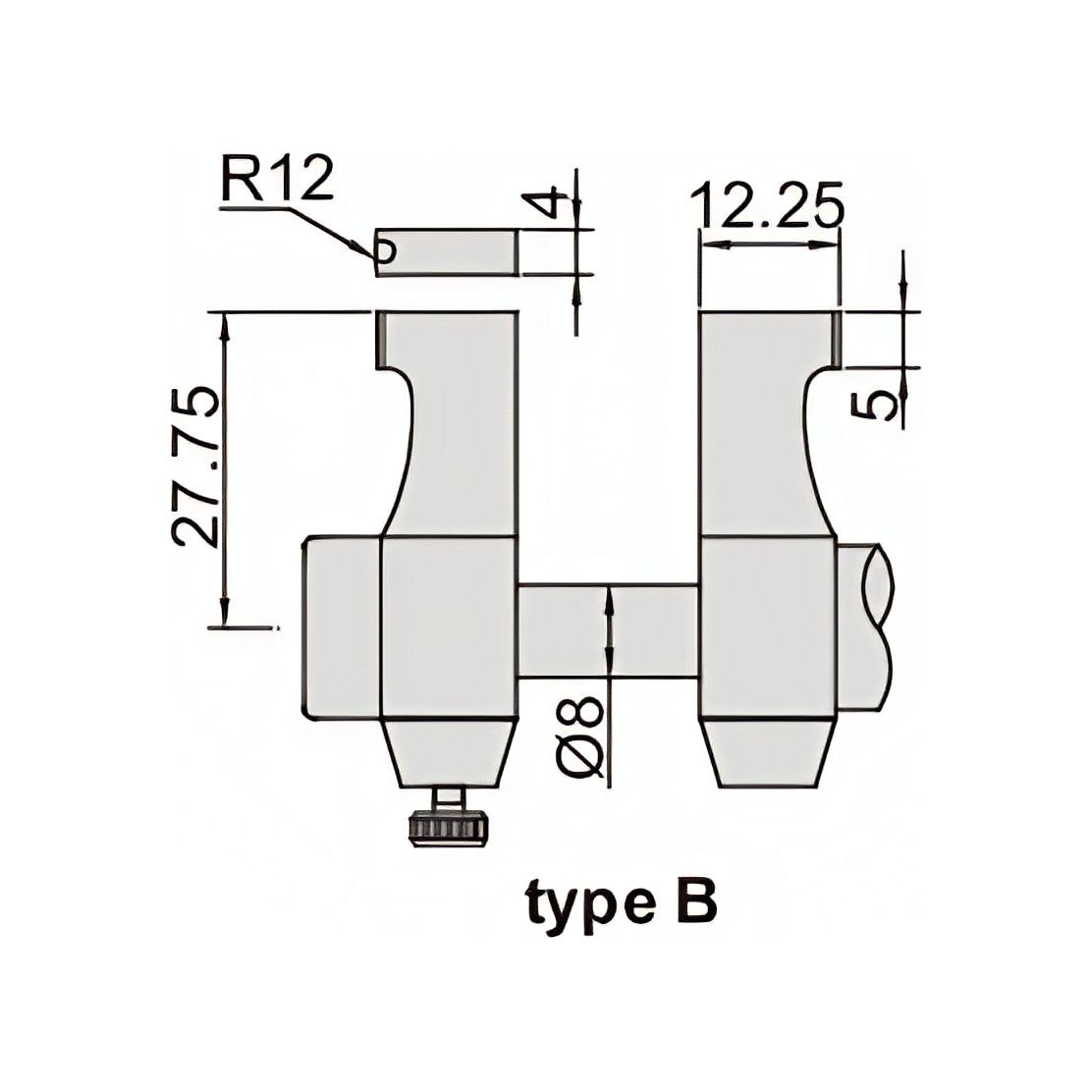 Insize Metric Inside Micrometer 50-75mm Range Series 3220-75