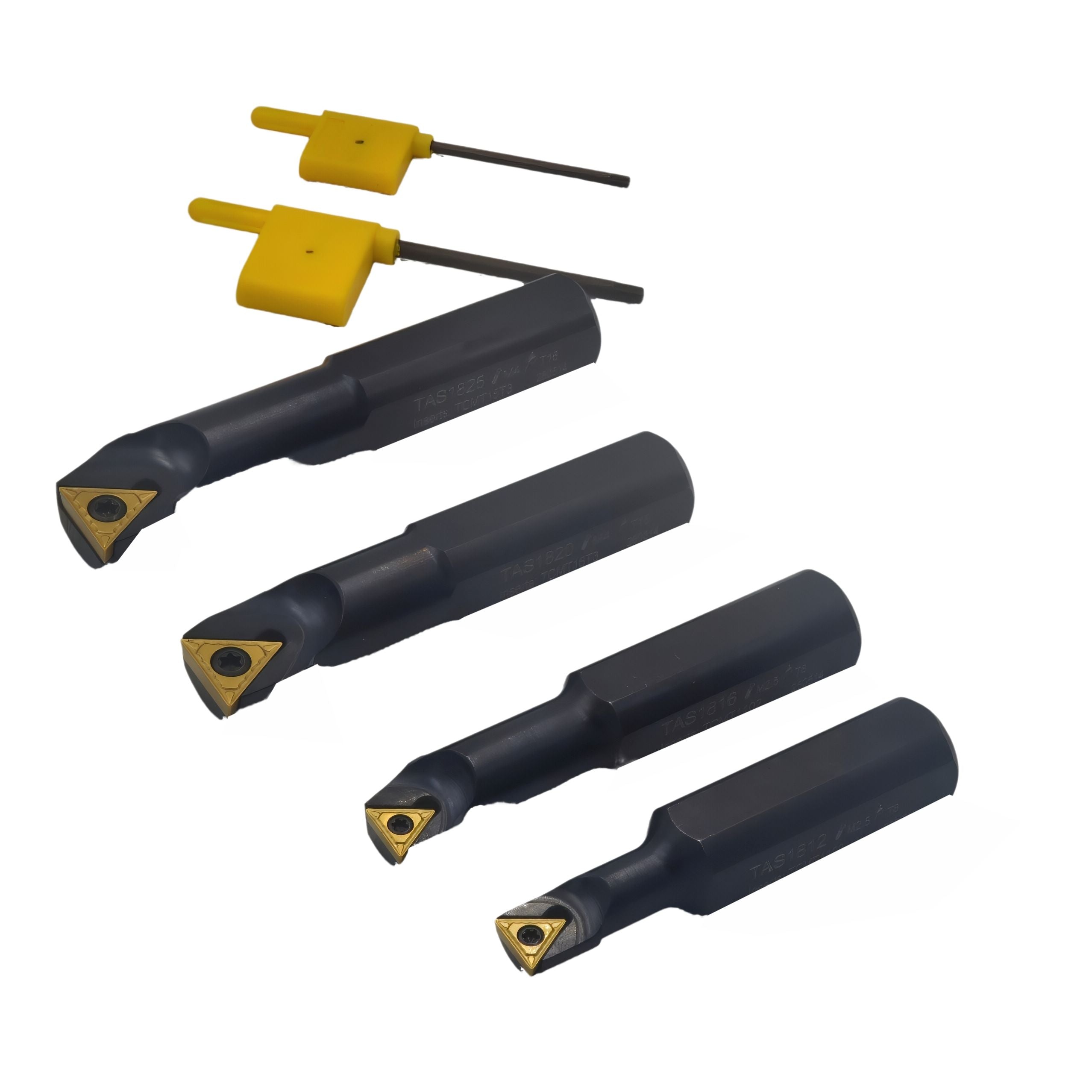 Stubby Indexable Boring Bar 4 Piece Set 18 mm Shank