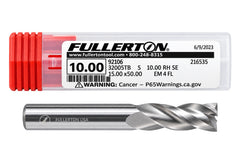 Fullerton 92106 0.3937" 4 Flute Stub Square End Mill