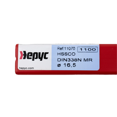 Hepyc 16.5mm HSS-Co Reduced Shank Drill – DIN 338 MR
