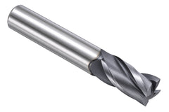 Kyocera SGS 31259 3/8" 4 Flute Ti-NAMITE-A AlTiN Coated Stub Carbide Square End Mill
