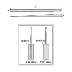Insize Taper Gauge 0.5-10mm Range Series 4630-1