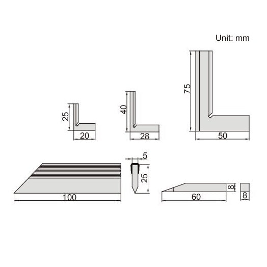 Insize Square Set Range Series 4702-1