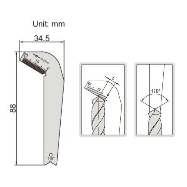 Insize Drill Point Gauge Series 4843-1