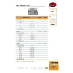 Somta Series 5A1 – M2–M6 HSS Tap & Die Set