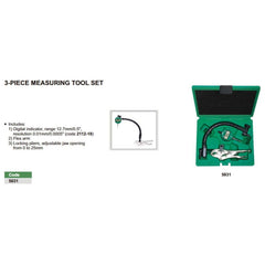 Insize 3-Piece Measuring Tool Set Series 5031-E