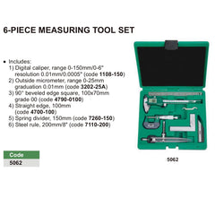 Insize 6pc Measuring Tool Set 5062