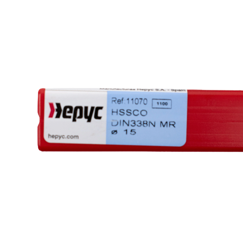 Hepyc 15.0mm HSS-Co Reduced Shank Drill – DIN 338 MR