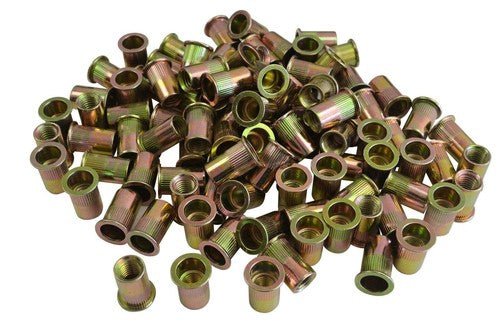 5/16 UNC Zinc Plated Steel Nutsert Rivet Nuts – Bulk Pack of 200 - Twin Eagle Imports