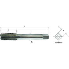 SOMTA Series 519 Left-Hand Taper HSS Bottom Tap