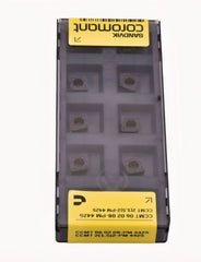 10pc Sandvik Coromant CCMT 06 02 08-PM 4425 Turning Insert (Suitable for Steel, Medium Chipbreaker)