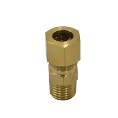 Brass Compression Male Female Connector (T3/8xM1/4) | DOT