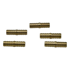 5pc 1/2" Brass Straight Hose Barb H1/2