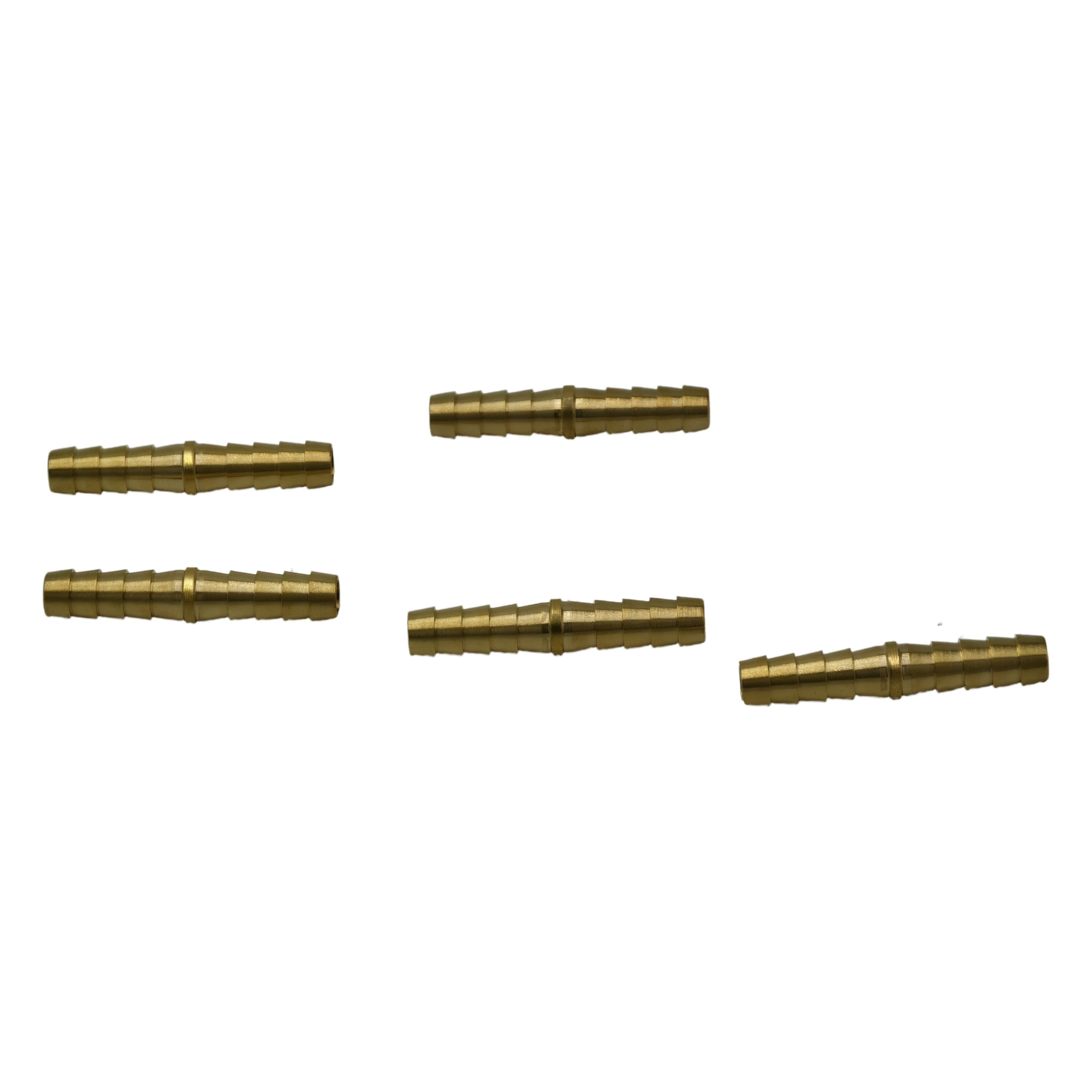 5pc 5/16" Brass Straight Hose Barb H10 Grab Kit