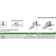 Insize Depth Base Attachment Series 6140-300A