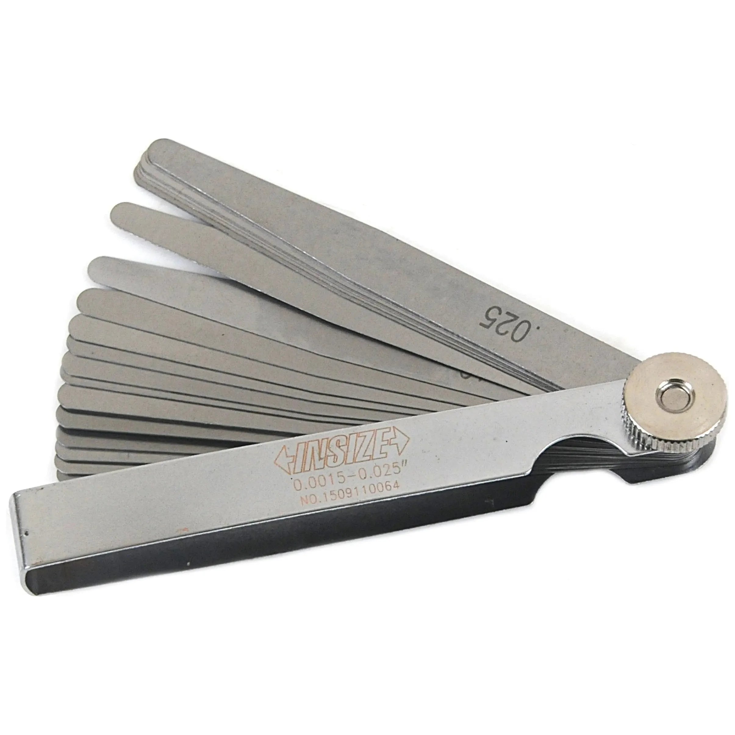 Insize Feeler Gauge Set 0.0015-0.025" Range Series 4613-263