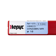 Hepyc 16.0mm HSS-Co Reduced Shank Drill – DIN 338 MR