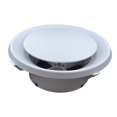 Ductsure PCD250 Plastic Round Ceiling Cone Vent Diffuser