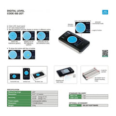 Insize Digital Level ±30° Range Series ISE-2DT