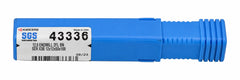 Kyocera SGS 43336 12mm 2 Flute Bright Uncoated Carbide Ball Nose End Mill