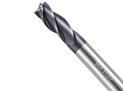 Kyocera SGS 31257 1/4" 4 Flute Ti-NAMITE-A AlTiN Coated Stub Carbide Square End Mill