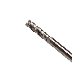 Kyocera SGS 30123 3/16" 4 Flute Bright Uncoated Long Carbide Square End Mill