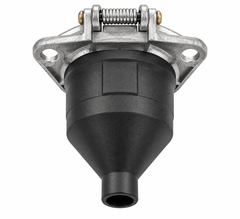 7 Pin Socket Zinc-Plated - Twin Eagle Imports
