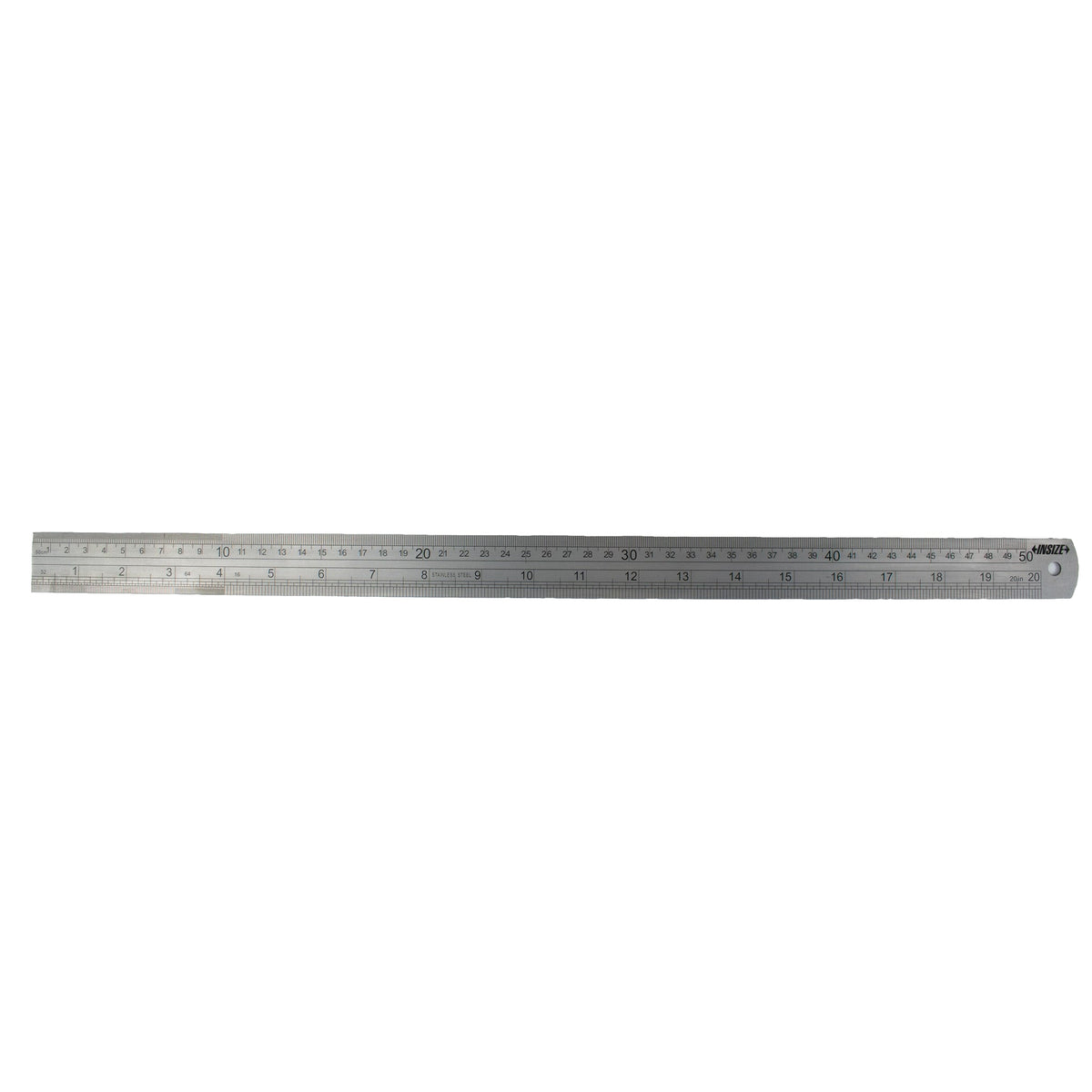 Insize Stainless Steel Ruler 500mm/20" Range Series 7110-500