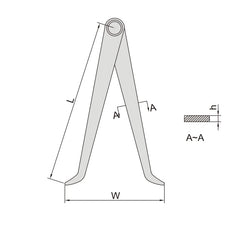 Insize Inside Caliper 0-300mm Range Series 7240-300