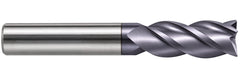 Fullerton 33818 0.5000" 4 Flute TiAlN Coated Corner Radius End Mill