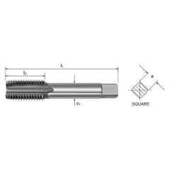 Somta Series 541 - HSS Straight Flute Short Hand Bottom (Finishing) Tap UNC 1/2" x 13 TPI