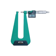 Insize Digital Sheet Metal Micrometer 0–25 mm / 0–1" Series 3539-253FA
