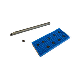 Kyocera S10L-SCLCR06-12A Boring Bar paired with 10pcs CCMT060204HQ CA125P inserts