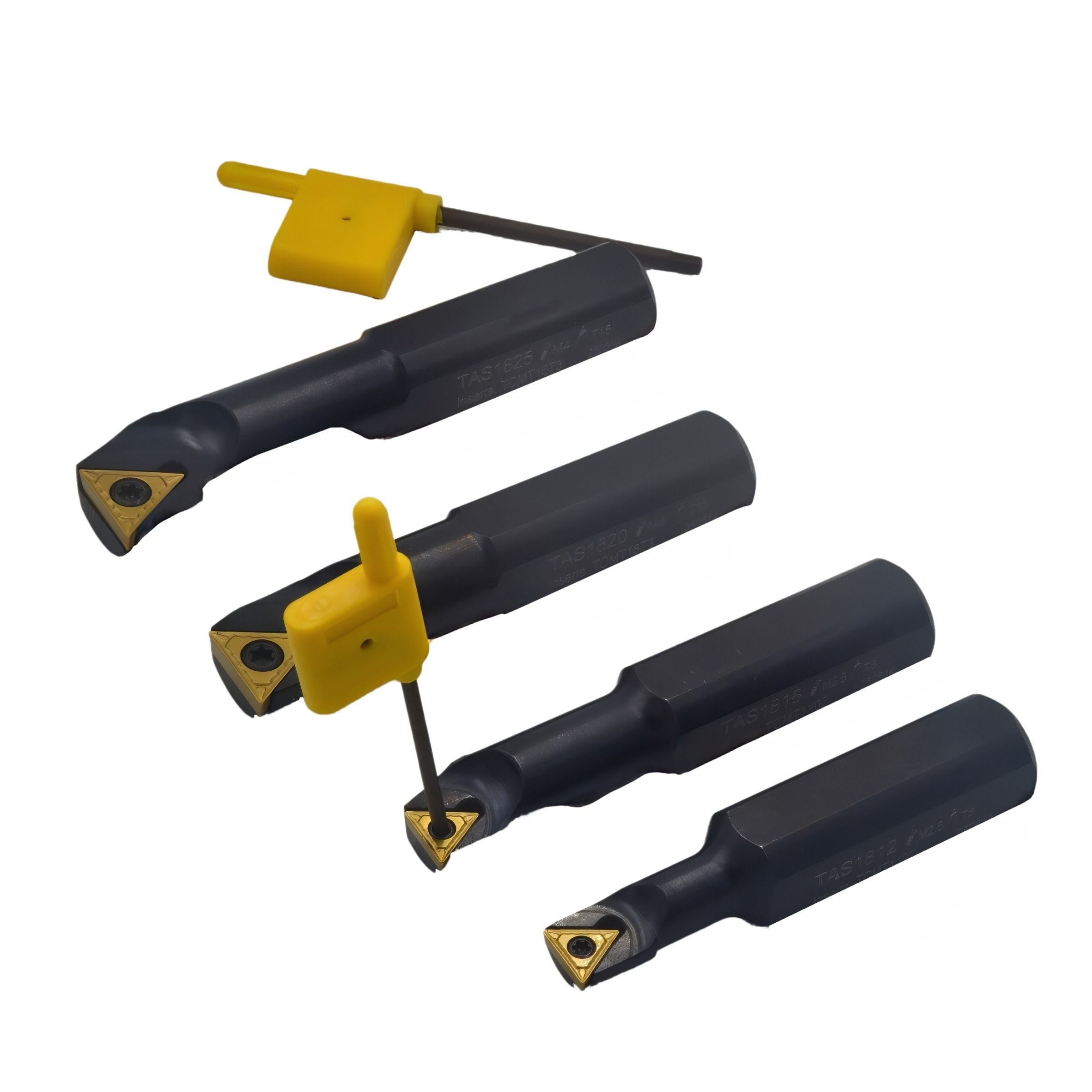 Stubby Indexable Boring Bar 4 Piece Set 18 mm Shank