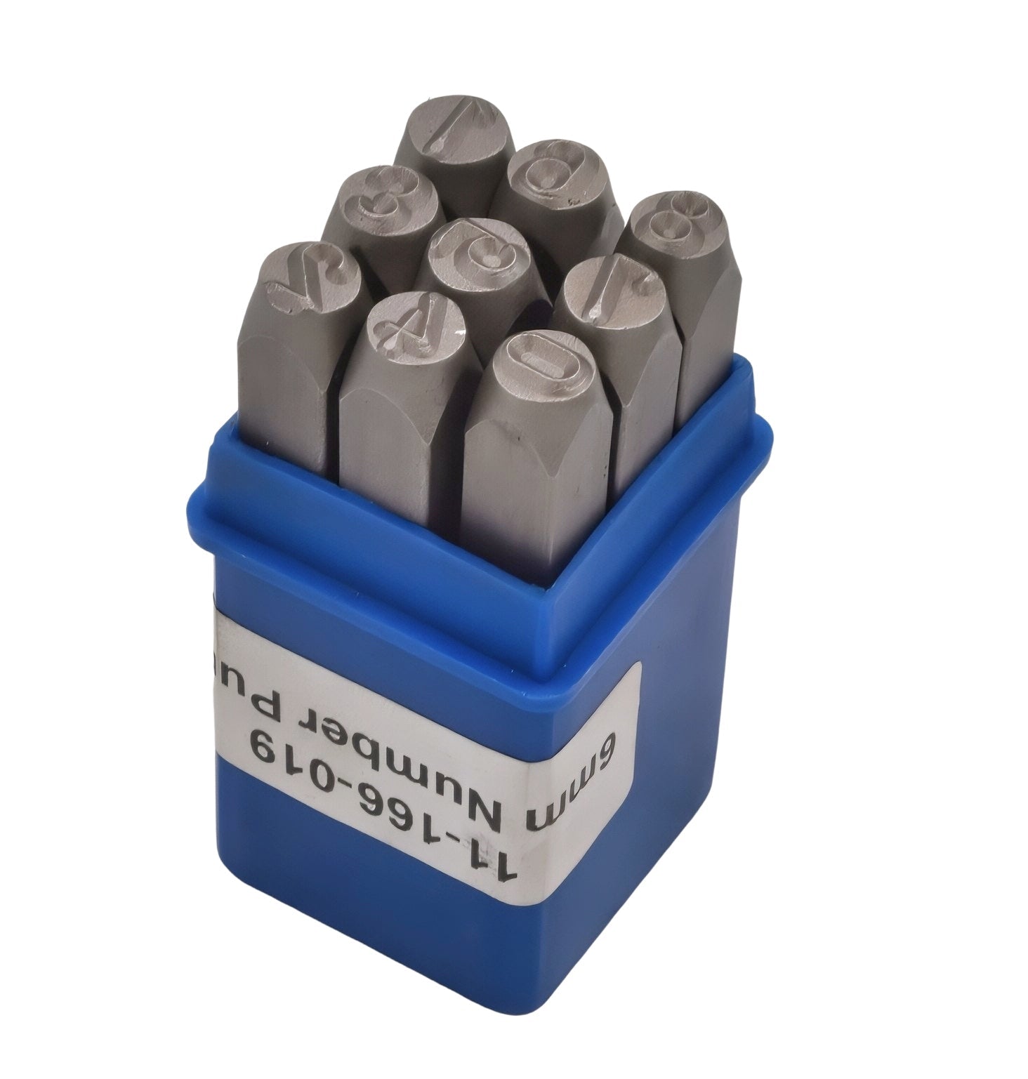 9-Piece 6mm (1/4") Steel Number Stamping Set - Twin Eagle Imports