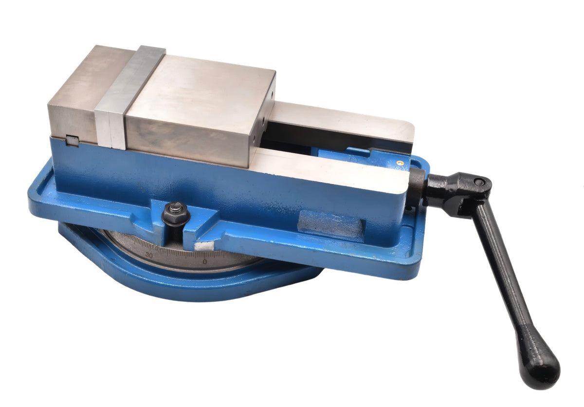 QM16100 100mm (4") Milling Machine Vice – Angle Lock with Swivel Base