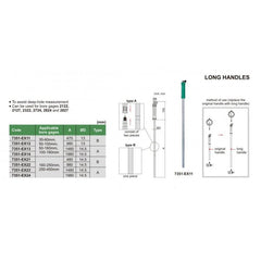 Insize Long Handle for Bore Gauge 980mm Series 7351-EX22